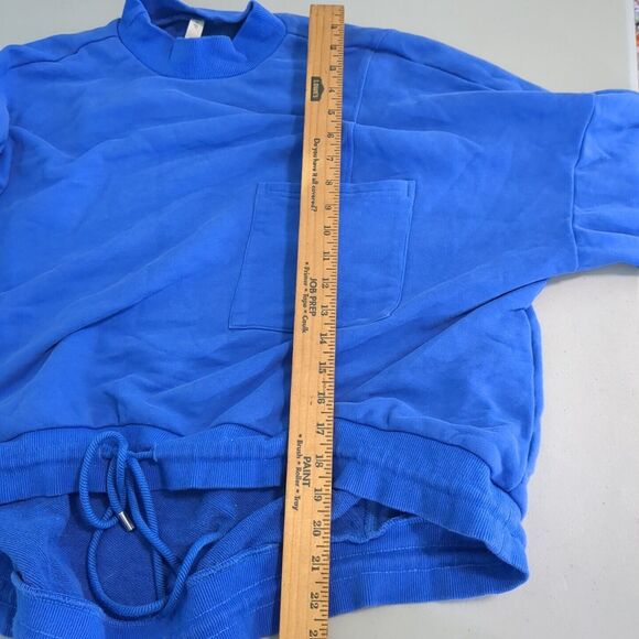 Nap Women’s Lounge Sweater extra Large blue Sweatshirt - Picture 4 of 7